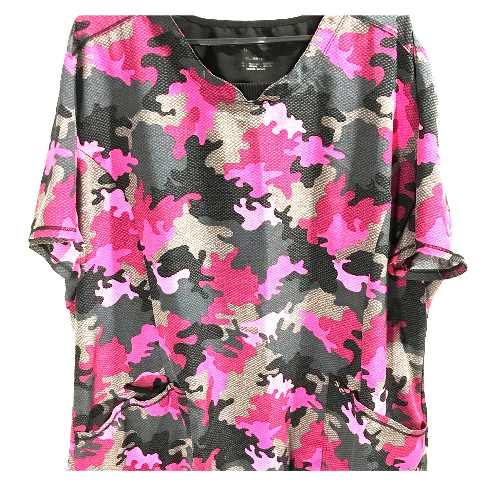 Plus size scrub shirt
